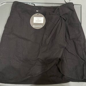Mini wrap skirt